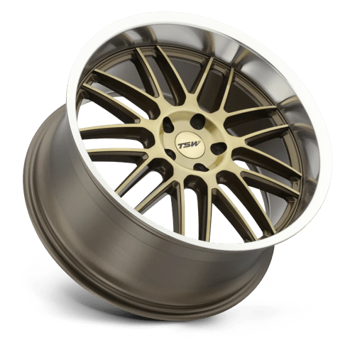 TSW AVALON Bronze W/ Bronze Face & Mach 20x10 +25 5x114.3mm 76.1mm - Wheelwiz