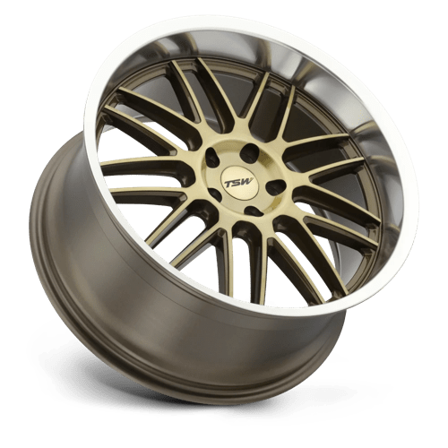 TSW AVALON Bronze W/  Brushed Bronze Face &amp; Machined Lip 20x8.5 +40 5x114.3mm 76.1mm - WheelWiz