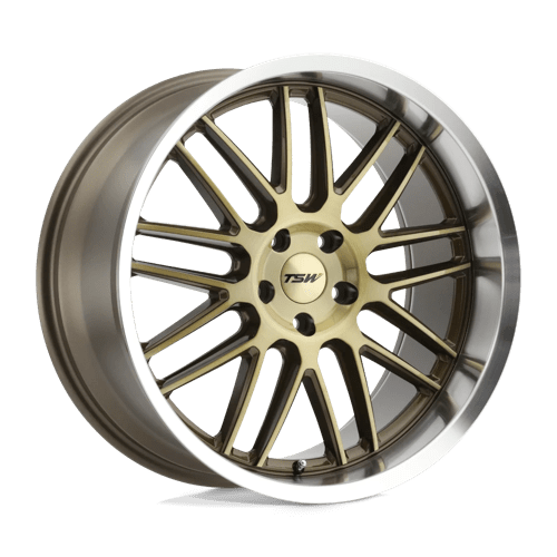 TSW AVALON Bronze W/  Brushed Bronze Face &amp; Machined Lip 19x9 +30 5x114.3mm 76.1mm - WheelWiz