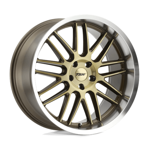 TSW AVALON Bronze W/  Brushed Bronze Face &amp; Machined Lip 19x9 +20 5x114.3mm 76.1mm - WheelWiz