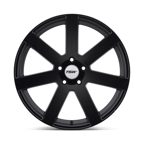 TSW BARDO Matte Black 17x8 +35 5x100mm 72.1mm - WheelWiz