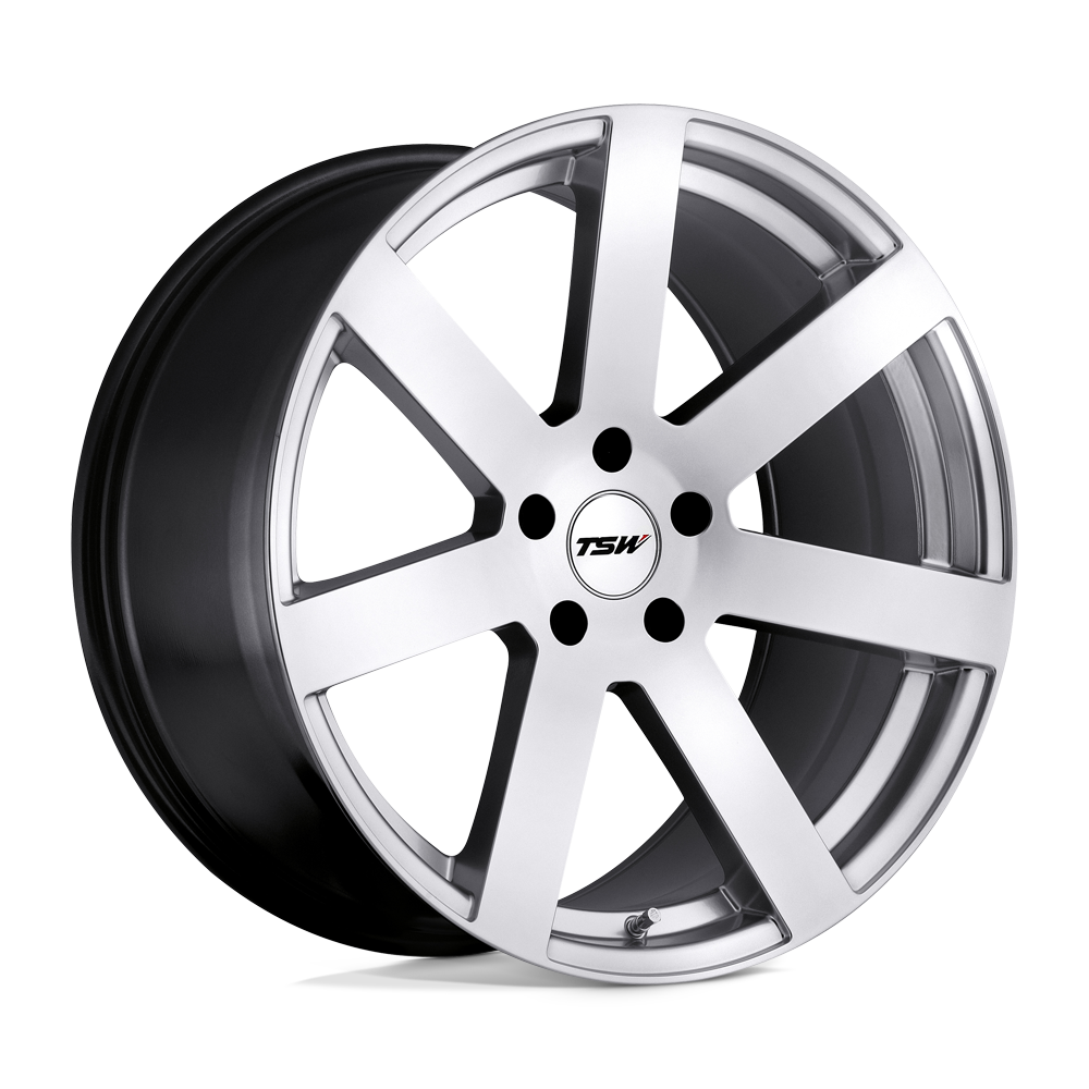 TSW BARDO Hyper Silver 20x8.5 +30 5x114.3mm 76.1mm - WheelWiz