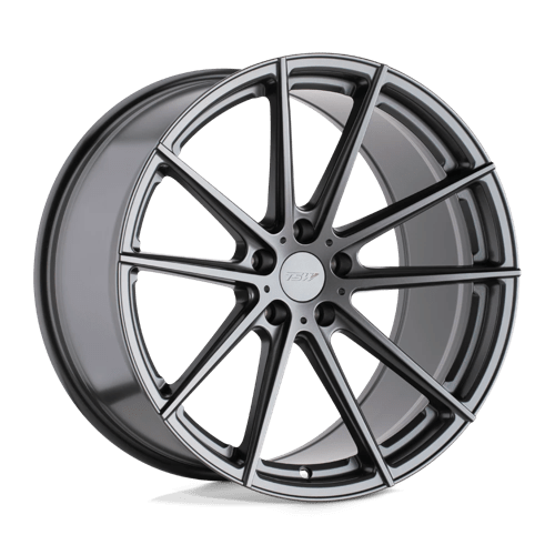 TSW BATHURST Gloss Gunmetal 21x9 +25 5x112mm 66.6mm - WheelWiz