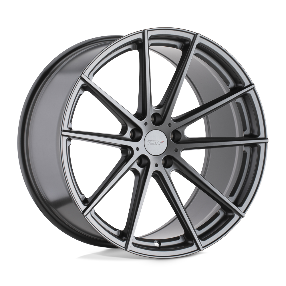 TSW BATHURST Gloss Gunmetal 21x10.5 +35 5x120mm 76.1mm - WheelWiz