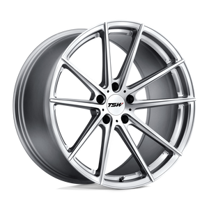 TSW BATHURST Silver W/ Mirror Cut Face 17x9 +50 5x112mm 72.1mm - WheelWiz