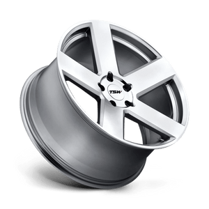 TSW BRISTOL Silver W/ Mirror-cut Face 18x8.5 +30 5x114.3mm 76.1mm - WheelWiz