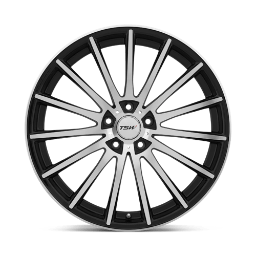 TSW CHICANE Gloss Black W/ Mirror Cut Face 20x10 +40 5x120mm 76.1mm - Wheelwiz