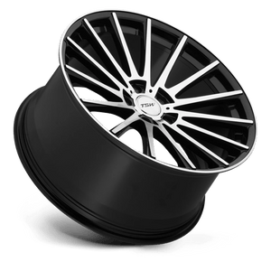 TSW CHICANE Gloss Black W/ Mirror Cut Face 20x10 +40 5x120mm 76.1mm - Wheelwiz