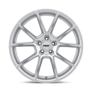 TSW CHRONO Silver W/ Mirror Cut Face 20x9 +15 5x120mm 76.1mm - WheelWiz