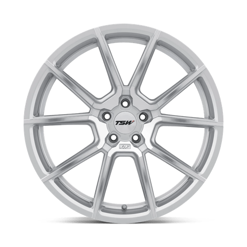 TSW CHRONO Silver W/ Mirror Cut Face 19x8.5 +40 5x108mm 72.1mm - WheelWiz