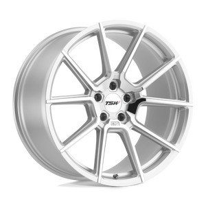 TSW CHRONO Silver W/ Mirror Cut Face 20x9 +15 5x120mm 76.1mm - WheelWiz