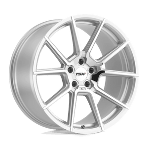 TSW CHRONO Silver W/ Mirror Cut Face 20x9 +15 5x120mm 76.1mm - WheelWiz