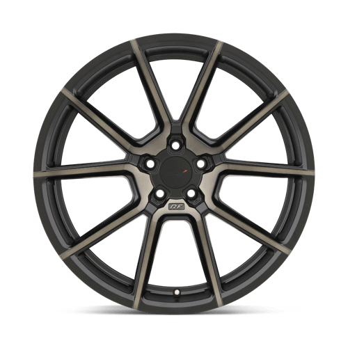 TSW CHRONO Matte Black W/ Mach Dark Face 19x8.5 +42 5x112mm 66.6mm - Wheelwiz