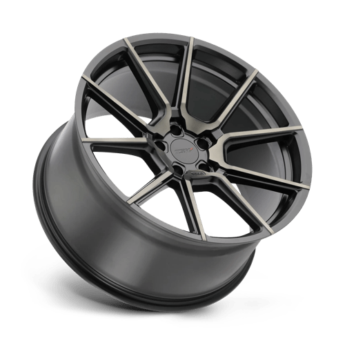 TSW CHRONO Matte Black W/ Mach Dark Face 21x10.5 +35 5x120mm 76.1mm - Wheelwiz