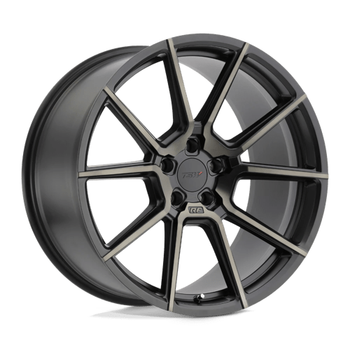 TSW CHRONO Matte Black W/ Mach Dark Face 20x10 +40 5x112mm 66.6mm - Wheelwiz
