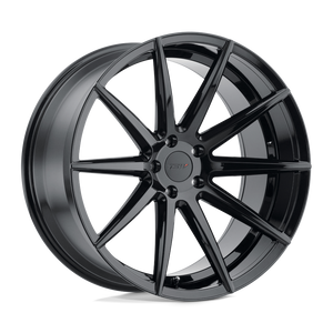 TSW CLYPSE Gloss Black 20x10.5 +25 5x120mm 76.1mm - WheelWiz