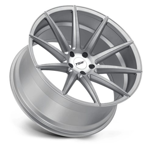 TSW CLYPSE Titanium W/ Matte Brushed Face 22x10.5 +38 5x112mm 66.6mm - Wheelwiz