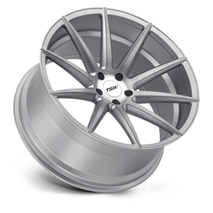 TSW CLYPSE Titanium W/ Matte Brushed Face 22x9 +20 5x120mm 76.1mm - WheelWiz