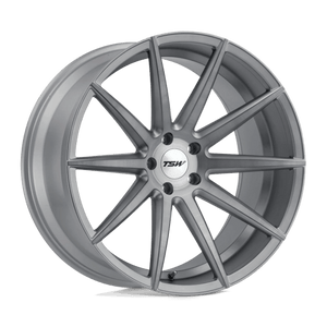 TSW CLYPSE Titanium W/ Matte Brushed Face 18x8.5 +20 5x114.3mm 76.1mm - Wheelwiz