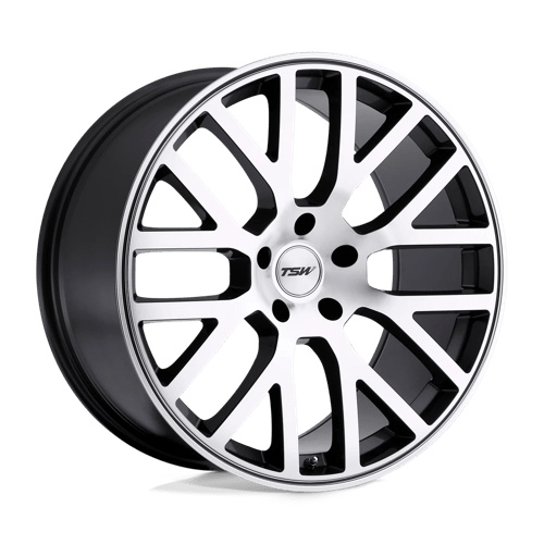 TSW DONINGTON Gunmetal Mirror Cut Face 22x10.5 +25 5x120mm 76.1mm - Wheelwiz