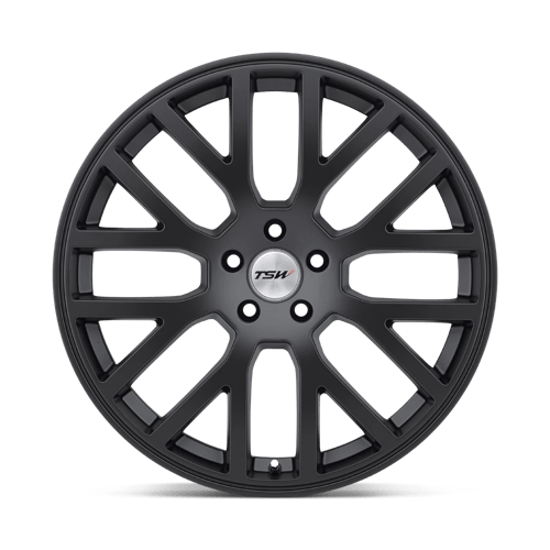 TSW DONINGTON Matte Black 20x8.5 +15 5x120mm 76.1mm - Wheelwiz