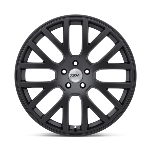 TSW DONINGTON Matte Black 20x8.5 +15 5x120mm 76.1mm - Wheelwiz