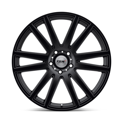 TSW GATSBY Matte Black 22x9 +35 5x120mm 76.1mm - WheelWiz