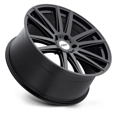 TSW GATSBY Matte Black 22x10 +44 5x112mm 66.6mm - Wheelwiz