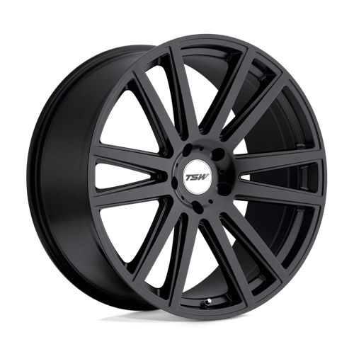 TSW GATSBY Matte Black 22x10 +44 5x112mm 66.6mm - Wheelwiz