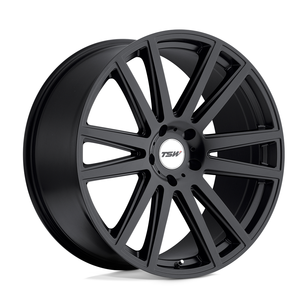TSW GATSBY Matte Black 22x9 +40 5x114.3mm 76.1mm - WheelWiz