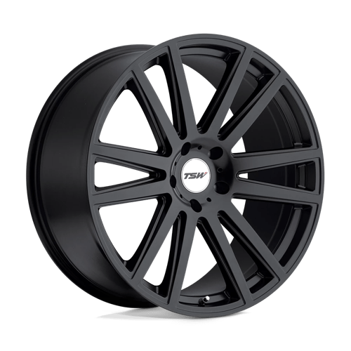 TSW GATSBY Matte Black 22x10 +37 5x120mm 76.1mm - WheelWiz