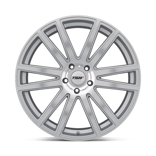 TSW GATSBY Silver W/ Mirror-cut Face 20x8.5 +40 5x114.3mm 76.1mm - WheelWiz