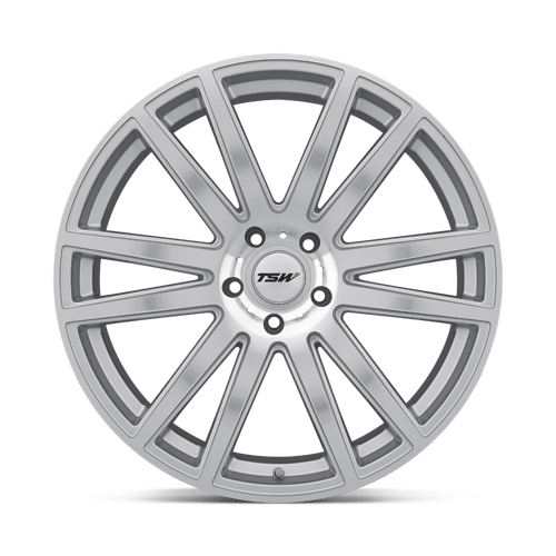 TSW GATSBY Silver W/ Mirror Cut Face 20x10 +37 5x120mm 76.1mm - Wheelwiz
