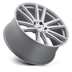 TSW GATSBY Silver W/ Mirror-cut Face 22x10 +37 5x120mm 76.1mm - WheelWiz