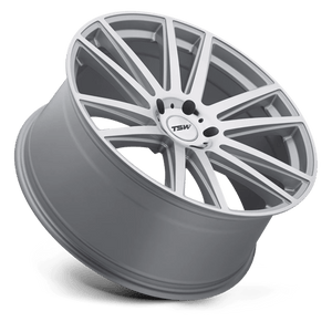 TSW GATSBY Silver W/ Mirror Cut Face 22x10 +35 5x130mm 84.1mm - Wheelwiz