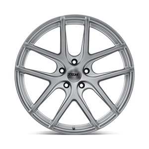 TSW GENEVA Matte Titanium Silver 18x8.5 +35 5x120mm 76.1mm - WheelWiz