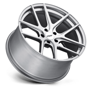 TSW GENEVA Matte Titanium Silver 20x9 +35 5x120mm 76.1mm - WheelWiz