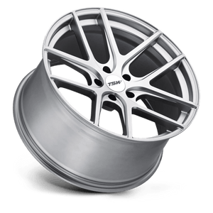 TSW GENEVA Matte Titanium Silver 17x8 +40 5x114.3mm 76.1mm - Wheelwiz