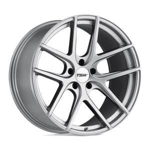 TSW GENEVA Matte Titanium Silver 20x9.5 +35 5x114.3mm 76.1mm - WheelWiz