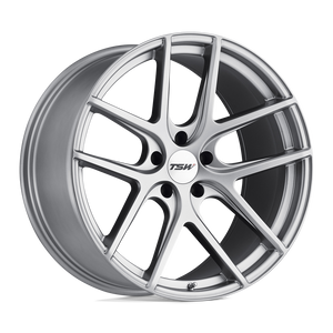 TSW GENEVA Matte Titanium Silver 18x9.5 +39 5x112mm 72.1mm - WheelWiz