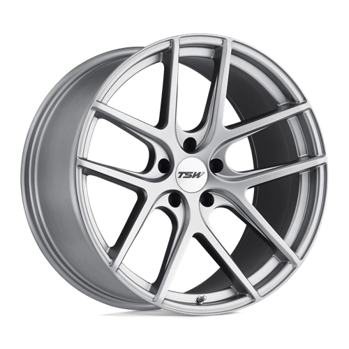 TSW GENEVA Matte Titanium Silver 20x10 +40 5x112mm 72.1mm - Wheelwiz