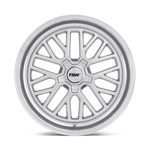 TSW HOCKENHEIM S Silver W/ Mirror Cut Lip 20x8.5 +30 5x114.3mm 76.1mm - Wheelwiz