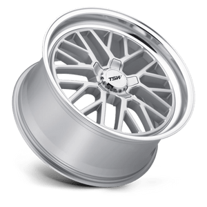 TSW HOCKENHEIM S Silver W/ Mirror Cut Lip 19x9.5 +20 5x114.3mm 76.1mm - Wheelwiz