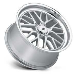 TSW HOCKENHEIM S Silver W/ Mirror Cut Lip 19x9.5 +40 5x112mm 66.6mm - Wheelwiz