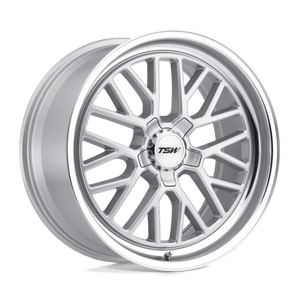 TSW HOCKENHEIM S Silver W/ Mirror Cut Lip 19x9.5 +40 5x112mm 66.6mm - Wheelwiz