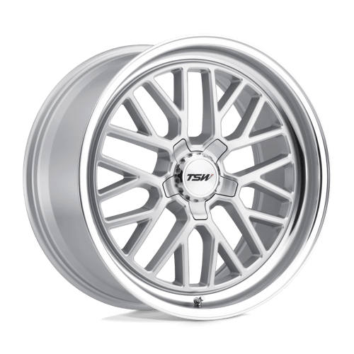 TSW HOCKENHEIM S Silver W/ Mirror Cut Lip 20x10 +40 5x120mm 76.1mm - WheelWiz