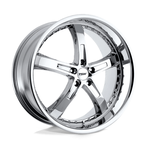 TSW JARAMA Chrome 18x8 +20 5x120mm 76.1mm - WheelWiz