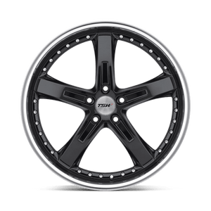 TSW JARAMA Gloss Black W/ Mirror Cut Lip 17x8 +35 5x100mm 72.1mm - Wheelwiz