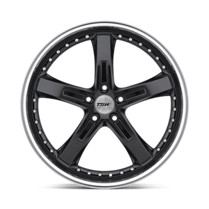 TSW JARAMA Gloss Black W/ Mirror Cut Lip 19x8 +35 5x100mm 72.1mm - Wheelwiz