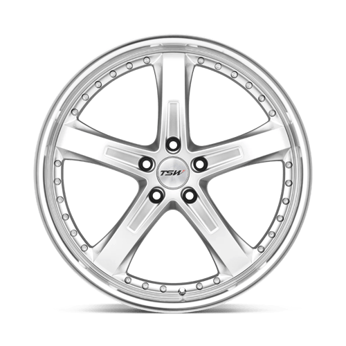 TSW JARAMA Hyper Silver W/ Mirror Cut Lip 17x8 +20 5x114.3mm 76.1mm - Wheelwiz